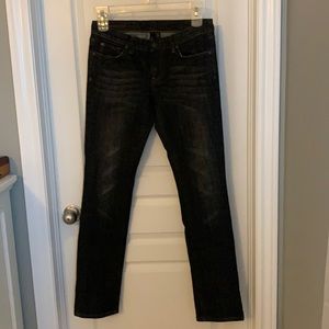 Black boot cut jeans